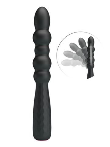 Analni silikonski vibrator | Monroe Black - Img 2
