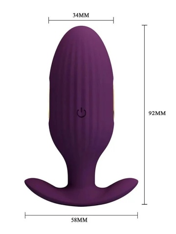 Analni vibro plug sa aplikacijom | Jefferson - Img 4