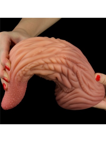 Animal Style Silikonski Dildo | Tongue Silicon Dildo 25 cm - Img 5
