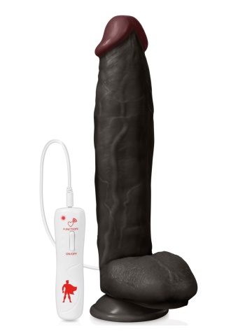 Crni realistični vibrator | Captain Red 31 cm - Img 5