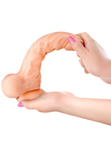 Dildo sa pomičnom kožicom | Real Jo 17,5 cm - Img 6