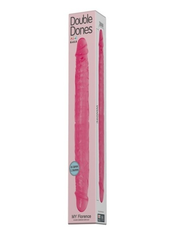 Dupli Dildo Pink | Double Dones My Florence 36 cm - Img 7