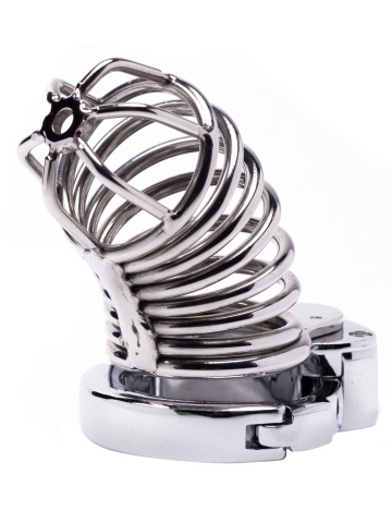 Kavez za penis | Stainless steel cock cage Locking Mechanism - Img 5