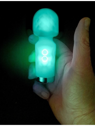 Klitoralni punjiv vibrator | Mini Wand Zeleni - Img 3