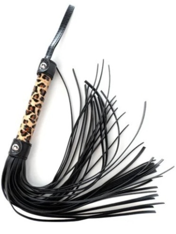 Leopard bič | Leopard Flogger 45 cm - Img 2