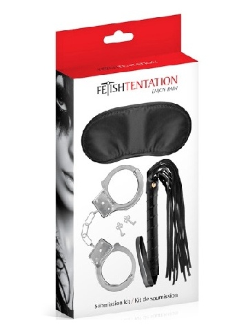 Lisice bič i maska | Fetish S&M Komplet