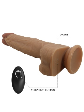 Pokretljivi vibrator na daljinski | Jonathan 21 cm - Img 6