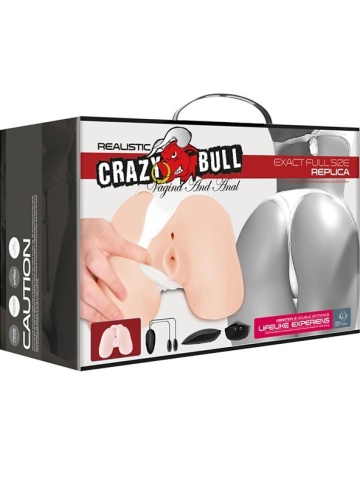 Realistična vibro vagina | Crazy Bull Vibro Us - Img 8