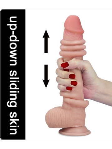 Realistični dildo | Sliding Skin 22 cm - Img 7