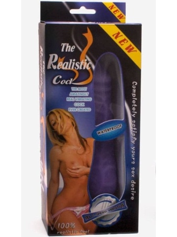 Realistični mekani lila vibrator | Realistic Cool - Img 3
