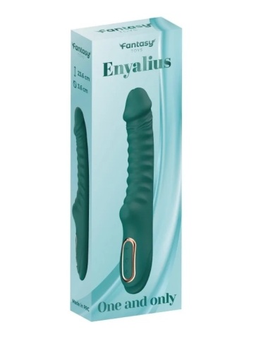 Rebrasti silikonski vibrator | Enyalius Green