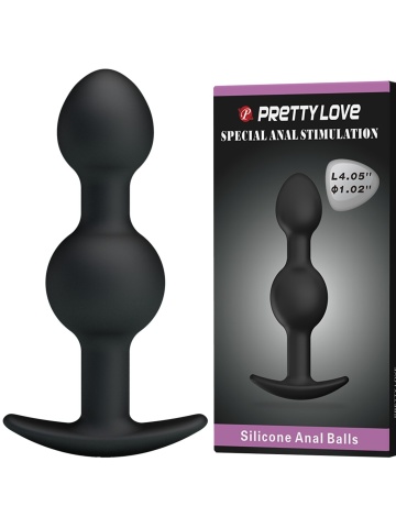 Silikonski analni Vibro plug | Special Anal Balls Plug
