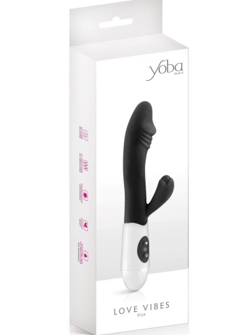 Silikonski vibrator | Elya Black
