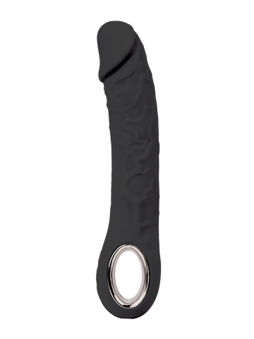 Silikonski Vibrator sa grejanjem | Prometheus Black - Img 4