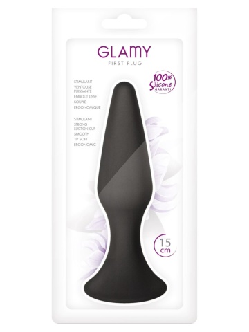 Silionski analni plug | Glamy 15 cm / 3,2 cm