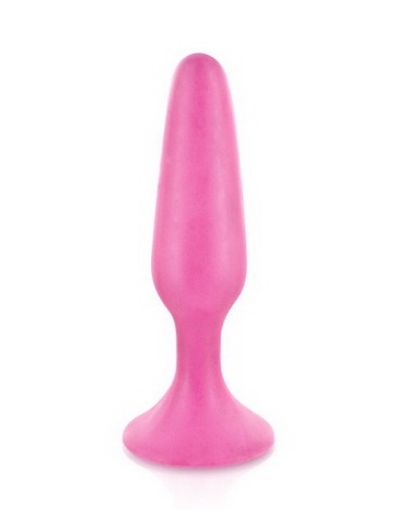 Silionski analni plug | Glamy First Pink S - Img 2