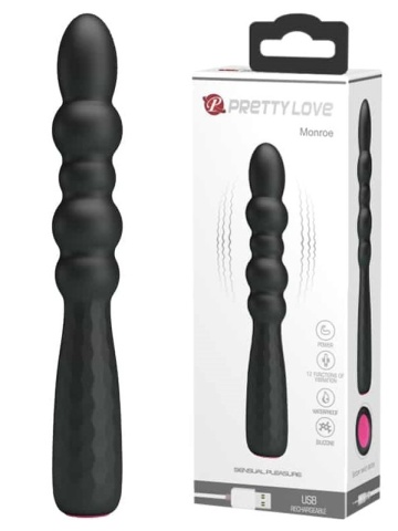 Analni silikonski vibrator | Monroe Black
