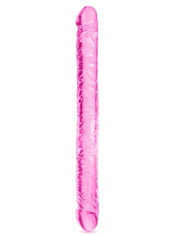 Dupli dildo | Crystal Pink 44 cm - Img 3