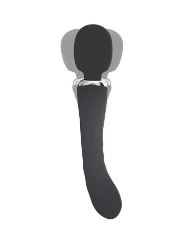 Dupli Wand vibrator | Pontus Dual Black - Img 2