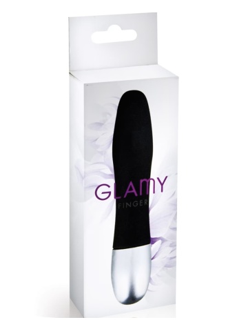 Mini vibrator | Glamy Finger Black