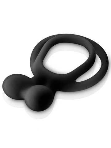 Prsten za penis i testise | Double Ring Black - Img 3
