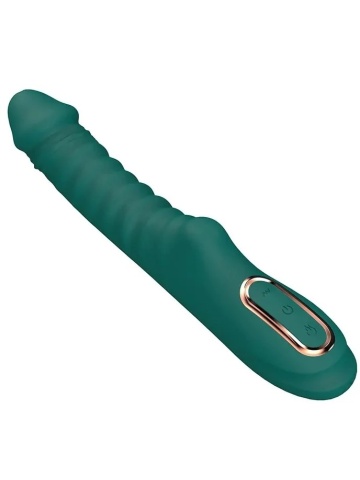 Rebrasti silikonski vibrator | Enyalius Green - Img 8