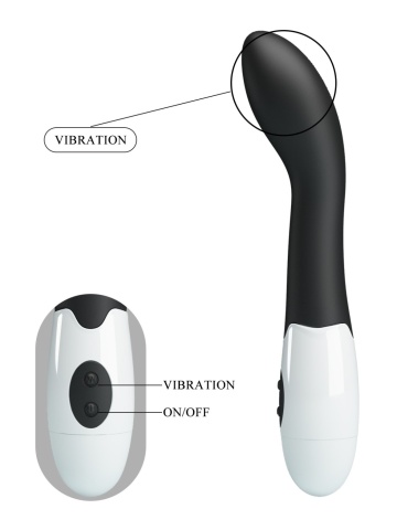 Silikonski vibrator | Bishop Black - Img 6