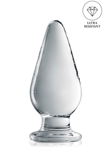 Stakleni analni plug | Glossy 26 Clear - Img 2