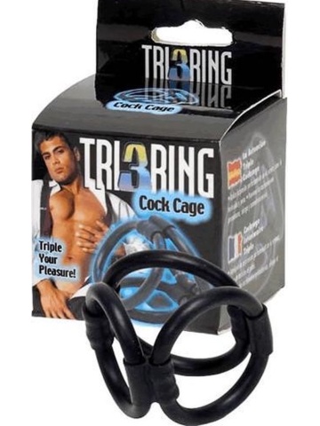 Trostruki prsten za penis i testise | Tri3Ring