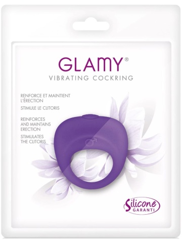 Vibro prsten | Glamy Cockring Lila