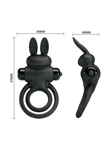Vibro prsten za penis i testise | Zeka Crni - Img 4