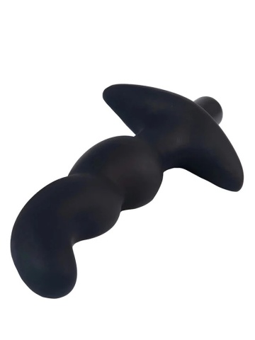 Zakrivljeni Analni Vibrator | Butt Plug Reljefni - Img 4