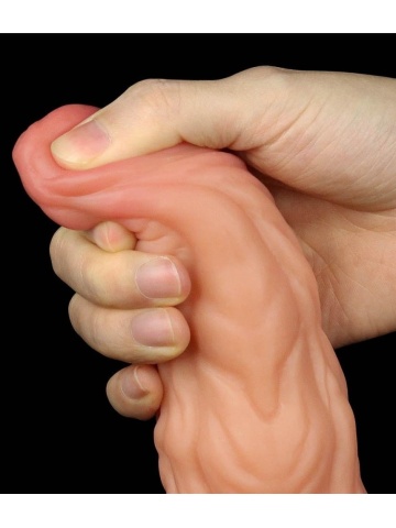 Egzotični realistični animalni dildo | Silicone Nature Cock 24,5 cm - Img 4