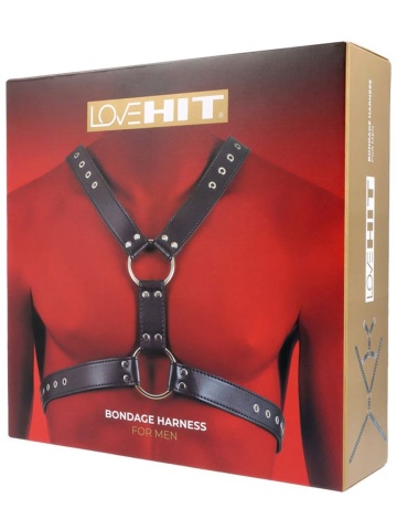 Fetiš muška ukrasna veza | Love Hit Harness - Img 2