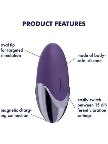 Klitoralni vibrator | SATISFYER Purple Pleasure - Img 7