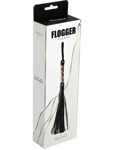 Leopard bič | Leopard Flogger 45 cm - Img 4