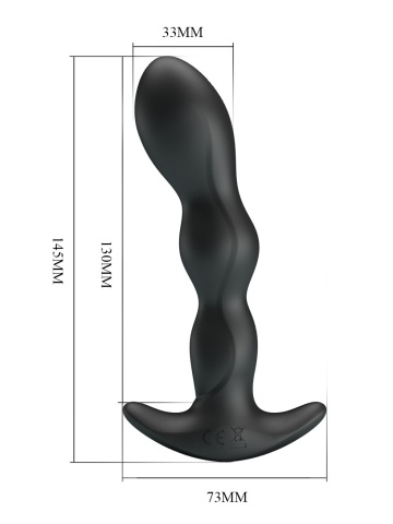 Masažer prostate | Yale Black - Img 6