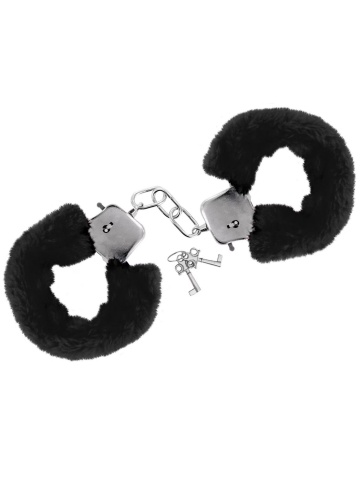 Metalne lisice sa krznom | Sweet Caress Black - Img 3