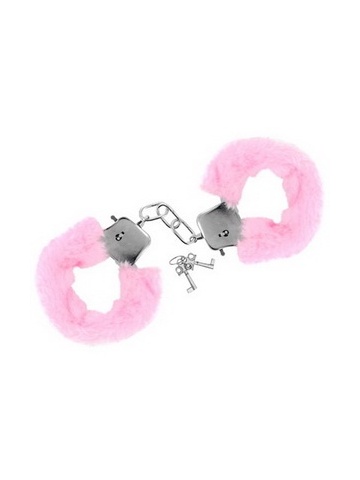 Metalne lisice sa krznom | Sweet Caress Pink - Img 2