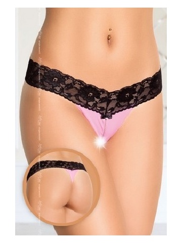 Pink tange sa otvorom | String 2409 Pink