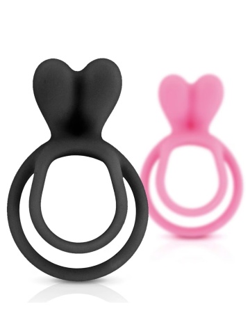 Prsten za penis i testise | Double Ring Black - Img 4