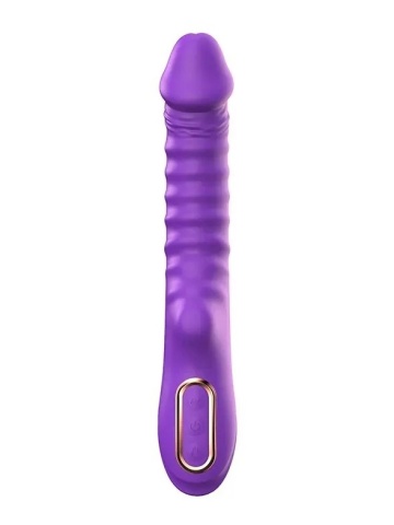 Rebrasti silikonski vibrator | Enyalius Lila - Img 7