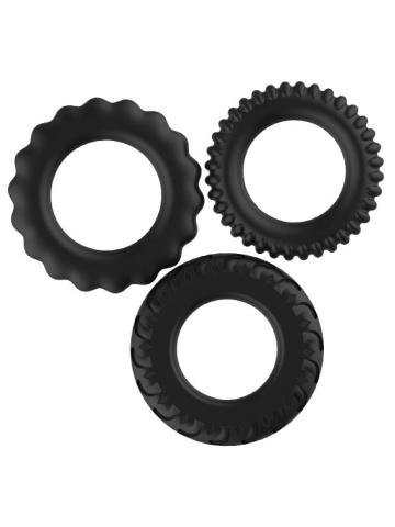 Set prstenova za penis i testise | Titan X3 Blue - Img 3