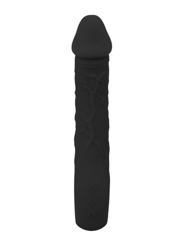 Silikonski Vibrator sa grejanjem | Prometheus Black - Img 6