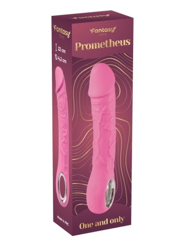 Silikonski Vibrator sa grejanjem | Prometheus Pink - Img 1