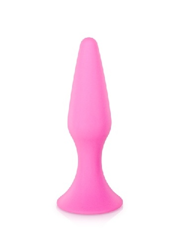 Silionski analni plug | Glamy First Pink L - Img 2