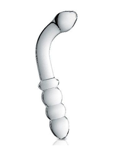 Stakleni dildo | Glossy 8 Clear - Img 2