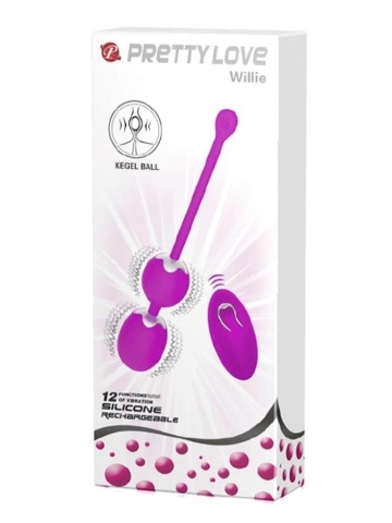 Vibro Kegel kuglice na daljinski | Wilie Pink - Img 1