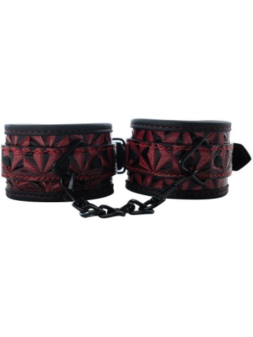 Crvene lisice za ruke sa crnim lancem | Red Wrist Cuffs - Img 3