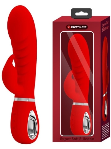 Crveni mekani silikonski vibrator | Prescott - Img 8